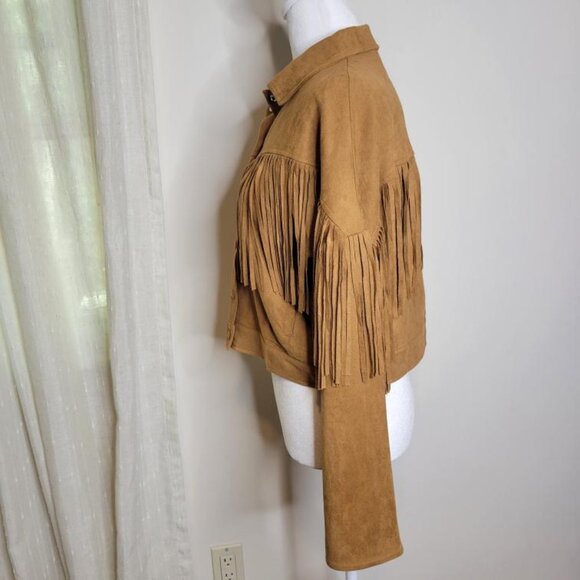 Vintage Fringe Suede Jacket - Picture 11 of 12